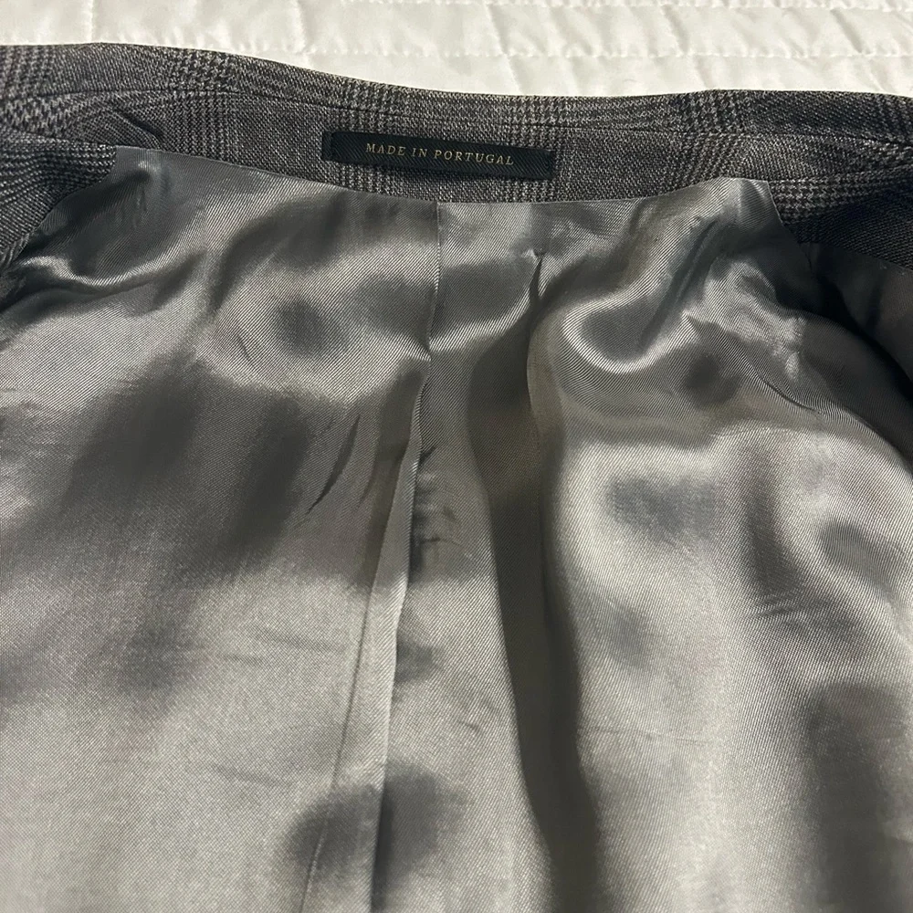 J.Hilburn Custom Men’s Suit - Ermenegildo Zegna Wool Gray Plaid - EU Made S40